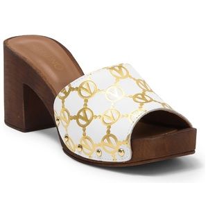 Kiki Heeled Slide Sandal 
VALENTINO BY MARIO VALENTINO